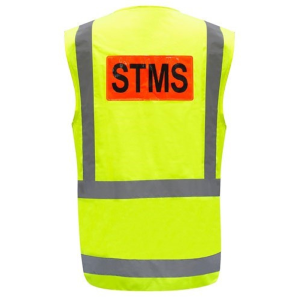 Bison STMS Vest Hi Vis Yellow