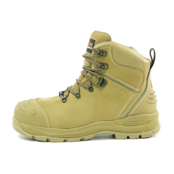 Bison ZT Side Lace Up Safety Boot Black