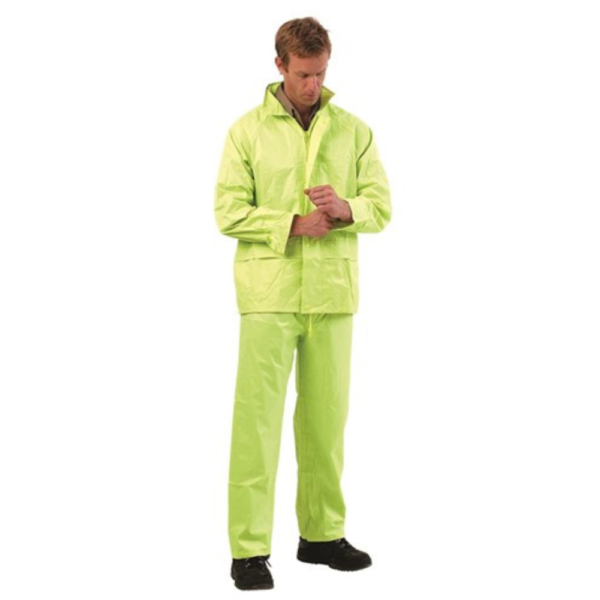 Hi Vis Wet Weather Rain Jumpsuit