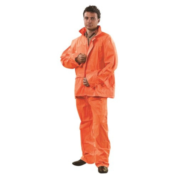 Hi Vis Wet Weather Rain Jumpsuit