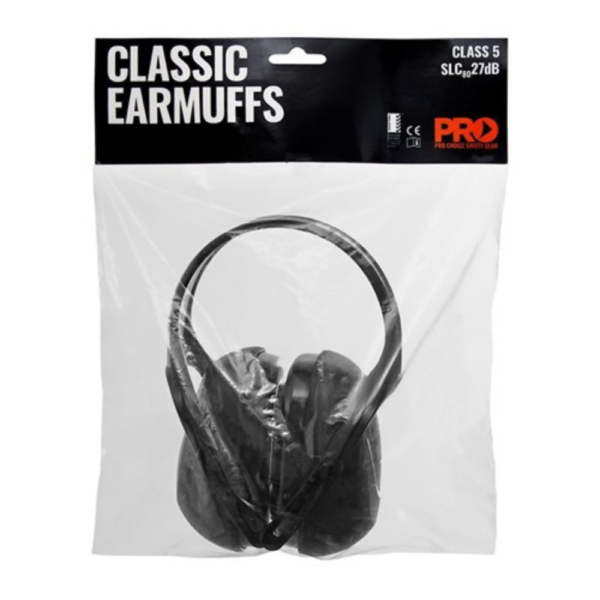 Pro Choice Classic Earmuffs Black