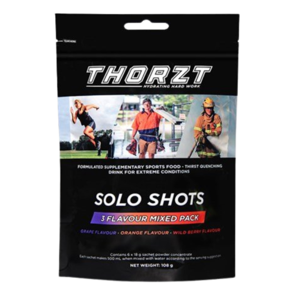 Thorzt 6 Pack Solo Shots 3 Flavour Mixed Pack